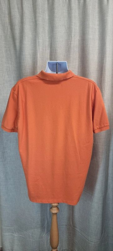Polo By Ralph Lauren Men's Size XL (Chest 48") Short Sleeved Orange Polo Shirt imagen 5